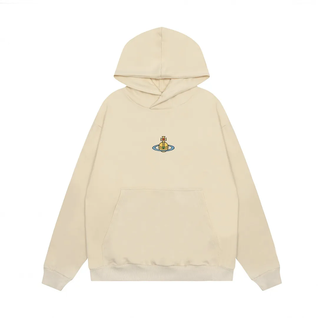 VIVI870# "Exclusive hot style" vivienne west wood West Queen Vivienne Saturn classic winning hooded sweatshirt 2024 top hot style No need to say more, just open the details directly YB mold opening Correct seam collar details ⚠️The authentic product is the seam threaded neckline, there is no collar strip. Our family only makes the right version of the product. We are careful to make sure that the first release of the Queen Mother of the whole network is correct. The entire series of correct accessories and every detail is completely restored. Straight up to full Size: XS-L